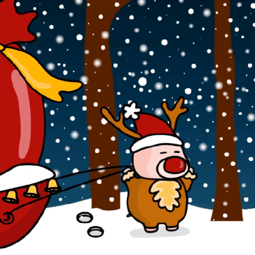 Santa Claus Christmas GIF by aifianFRIENDS