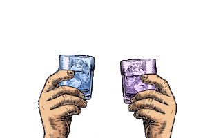 Cheers Cocktail Sticker By Gif