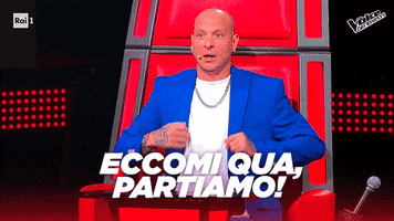 Lets Go Television GIF by The Voice of Italy