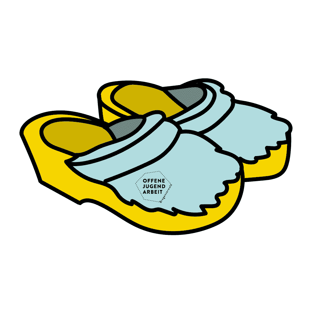 Shoe Dancing Sticker by Offene Jugendarbeit Bregenzerwald for iOS