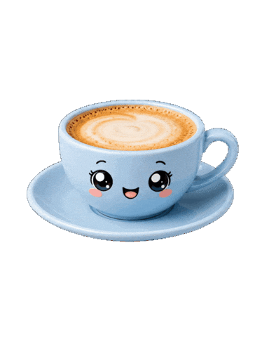 Coffee Cup Sticker by Bel Diniz