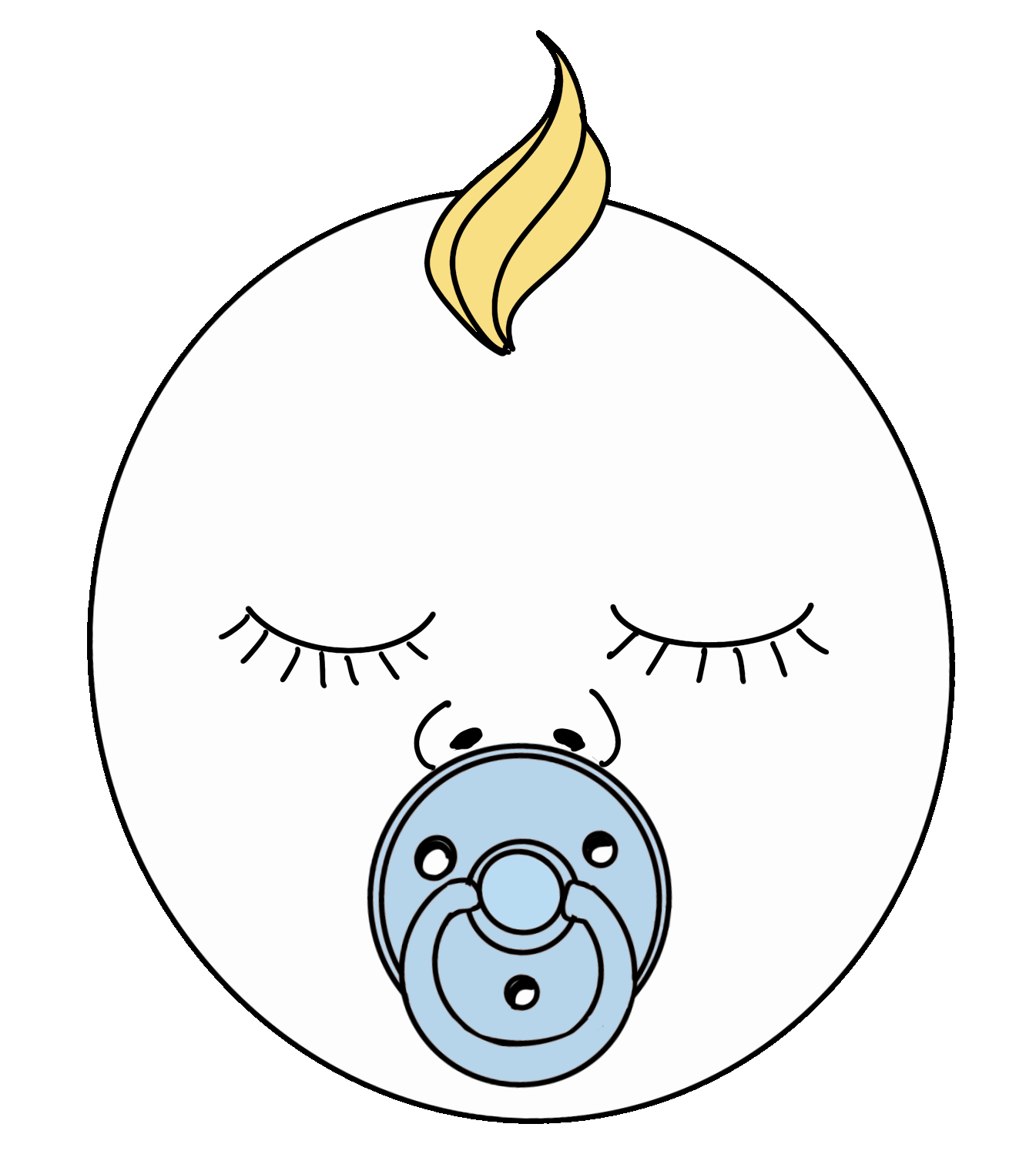 Baby Pacifier Sticker by Nadine Chaignat for iOS & Android GIPHY