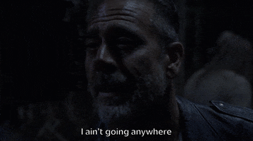 Staying Here To Stay GIF by The Walking Dead