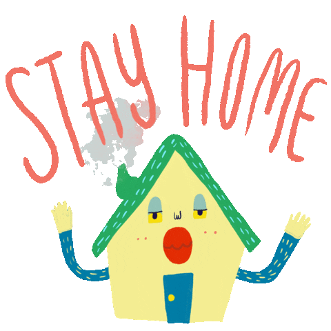 House Home Sticker by curly_mads