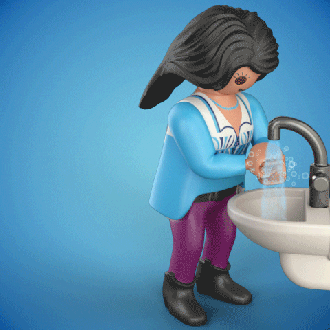 Stay Healthy Wash Hands GIF by PLAYMOBIL