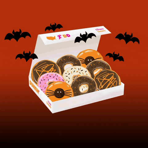 Trick Or Treat Halloween GIF by Dunkin’ - Find & Share on GIPHY