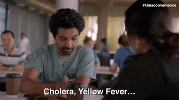Yellow Fever Travel GIF by Kim's Convenience