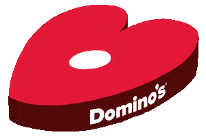 Heart Pizza Sticker by Domino’s UK and ROI
