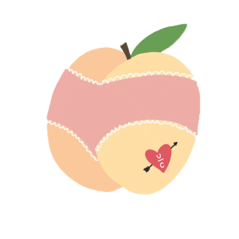 Peach Underwear Sticker by Underclub