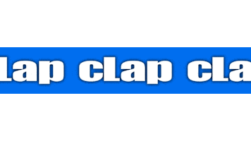 Clap Sticker by Clapmataro