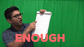 Enough Is Enough Tired Of It GIF by Satish Gaire