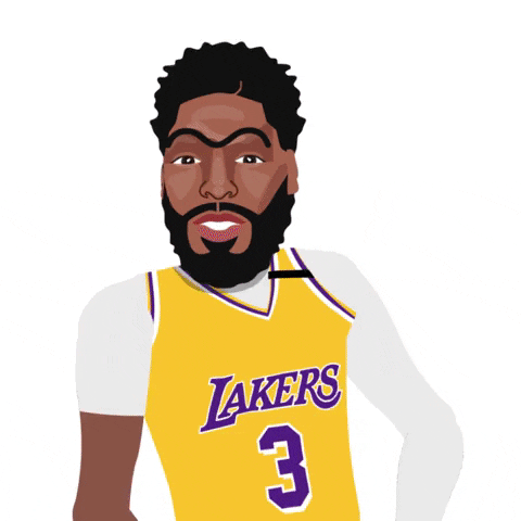 Los Angeles Lakers Basketball GIF by SportsManias