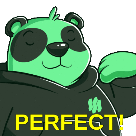 Well Done Panda Sticker by SuperVerse