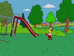 Lonely The Simpsons GIF
