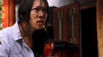 starringsarahchang fight angry nope no way GIF