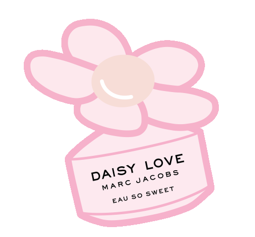 Pink Flower Sticker by Marc Jacobs for iOS & Android | GIPHY