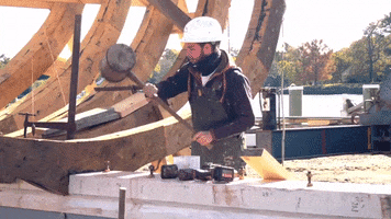 Working Hard Hammer Time GIF by Chesapeake Bay Maritime Museum