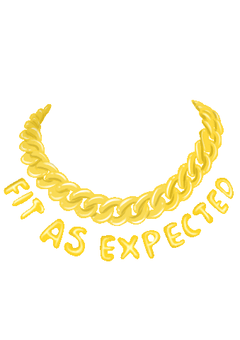 Choker Fit As Expected Sticker by Aporro