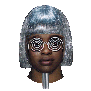 Face Mask Sticker by Tierra Whack