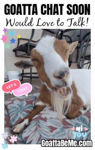 Talk Soon Love You GIF by Goatta Be Me Goats! Adventures of Pumpkin, Cookie and Java!