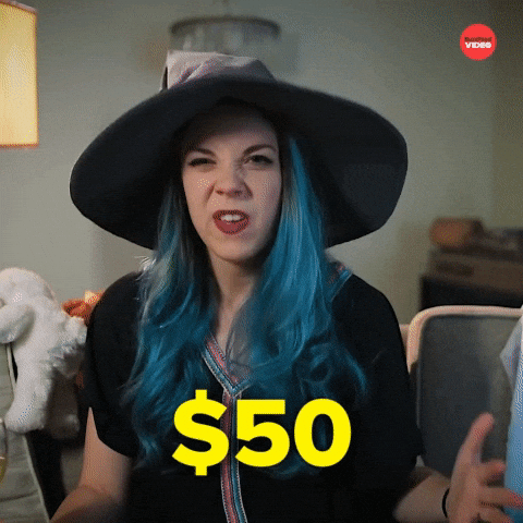 Halloween 50 Dollars GIF by BuzzFeed