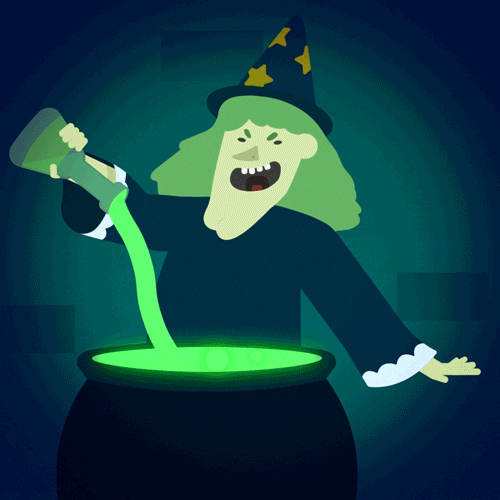 Wicked Witch Halloween GIF by Cut the Mustard