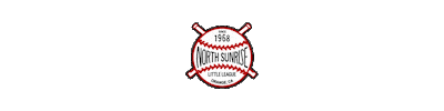 North Sunrise Little League Sticker
