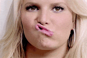jessica simpson lips GIF