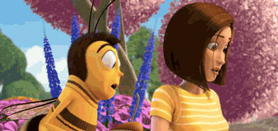 Shocked Bee Movie GIF