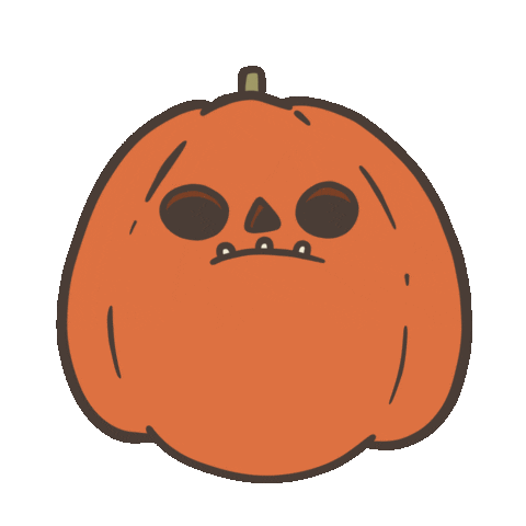 Jack O Lantern Crying Sticker by Ave Monsters