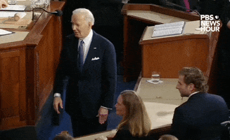 Joe Biden Salute GIF by PBS NewsHour