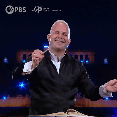 Conducting Vienna Philharmonic GIF by GREAT PERFORMANCES | PBS
