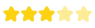 Three Stars Sticker
