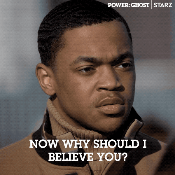 Why Should I Believe You Michael Rainey Jr GIF by Power Book II: Ghost