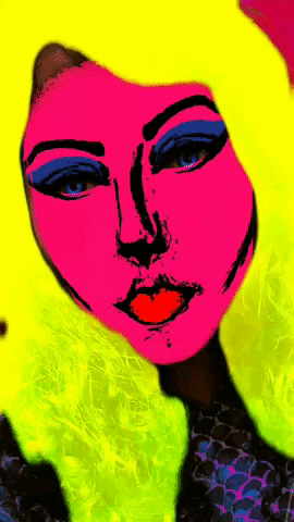 laugheatcreate pink augmented reality marilyn monroe instagram filter GIF