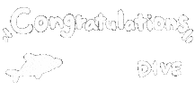 Congratulations Dive Sticker by AOIRUKA