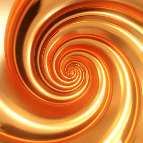 Gold Spiral GIF by Feliks Tomasz Konczakowski