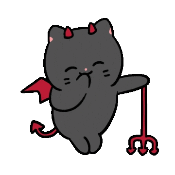 Devil 나비 Sticker by Olso