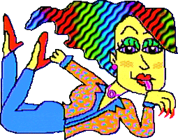 Cat Flirt Sticker by Sarah Zucker