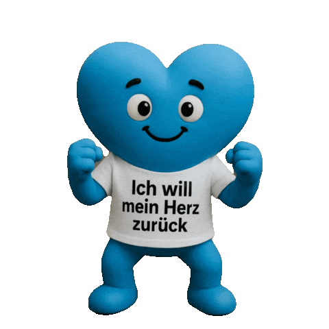 Herz Sticker by level up your social media / Manja Elsässer