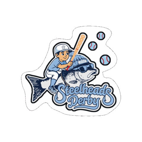 Steelheadsderby Sticker by All American Baseball