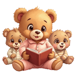 Cute Teddy Bears Sticker