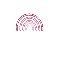 Pink Rainbow Sticker