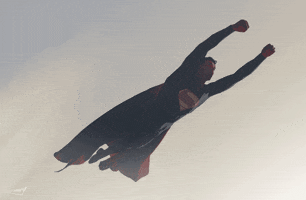 superman flying GIF by Clay Rodery