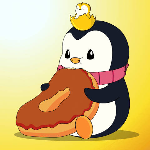 Hungry Penguin GIF by Pudgy Penguins