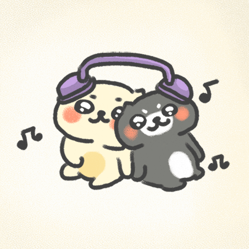 Headphone Listen Together GIF