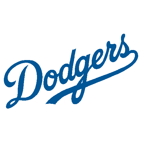 La Dodgers Logo Sticker by Los Angeles Dodgers for iOS & Android