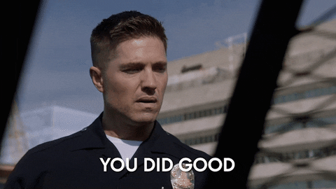 The Rookie Good Job GIF by ABC Network - Find & Share on GIPHY