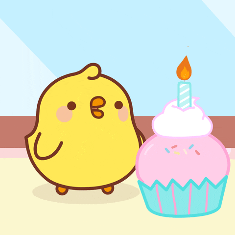 Happy Birthday Food GIF by Molang