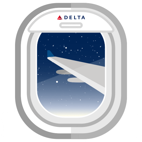 Night Time Travel GIF by Delta Air Lines